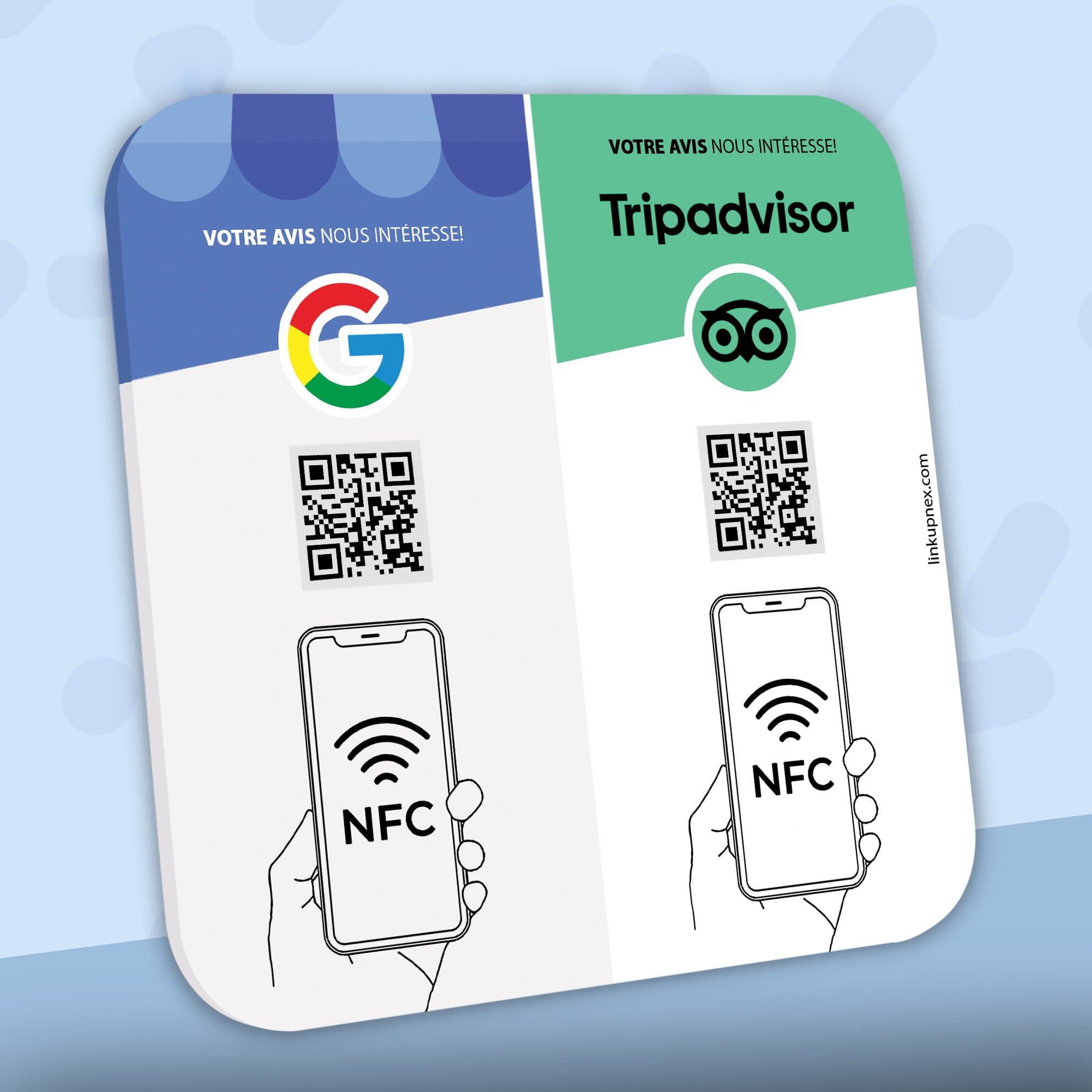 Bảng NFC Goolge/Tripadvisor